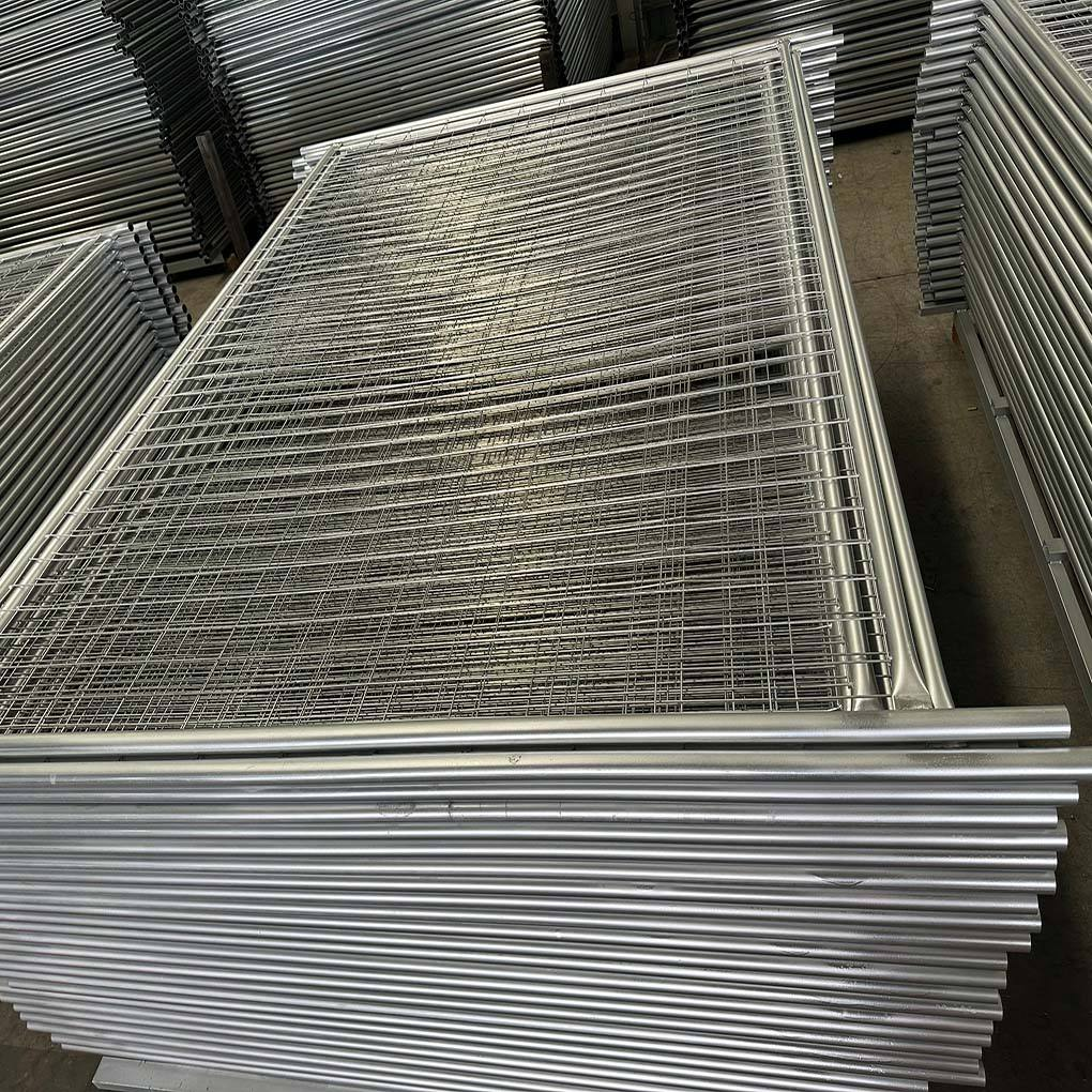 galvanized fence